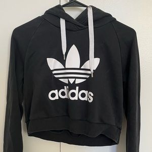 adidas cropped hoodie